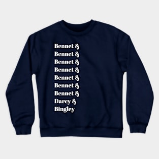 Pride and Prejudice Names Crewneck Sweatshirt